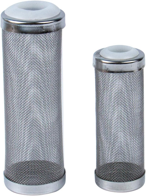 AUEAR, 2 Pack Stainless Steel Mesh Inflow Aquarium Filter Guard Intake Cover for Shrimp and Fish...