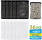 10pcs Aquarium Filter Media Bags - Mesh Filter Bags Reusable Bags With Zipper for Activated Carbon Ceramic Rings Filter Balls Fish Tank Pond 5.9 X...