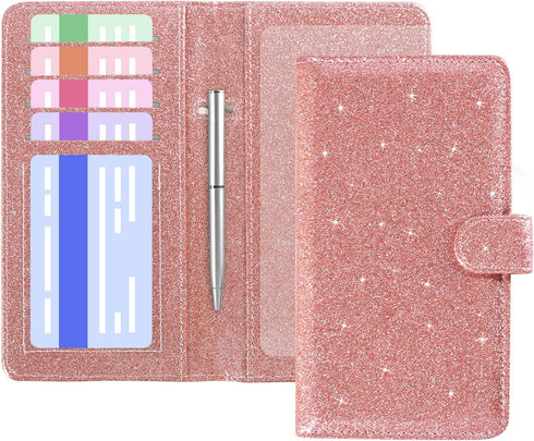 ACdream Checkbook Cover, Leather RFID Blocking Check Book Wallet...