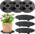 6 Pcs Plant Level Pot Elevator, Heavy Duty Plant Stand, Black Round Plant Flower Pot Holder Plastic Plant Risers for Indoor Outdoor Garden Deck Fl...