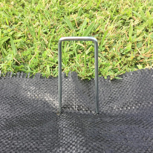 AAGUT 16 Pack Landscape Staples 6 Inch Garden Pins 11 Ga Galvanized Sod Landscaping Pins Heavy Duty Yard Lawn Tent Stakes for Weed Barrier Fabric,...