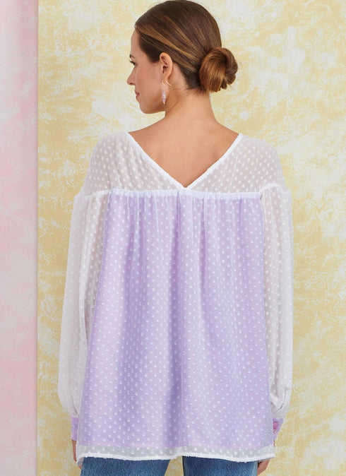 Simplicity Easy to Make Misses' Relaxed Fit Top Sewing Pattern Packet, Design Code S9921, Sizes 18-20-22-24-26, Multicolor...