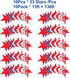 10 Pack 4th of July Decorations Red White and Blue Decorations - 130Ft/330 4th of july garland Patriotic Star Streamers Banner Garland Hanging Ind...