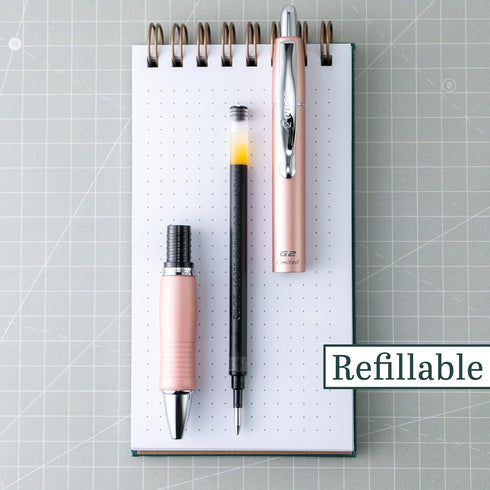 Pilot, G2 Limited Premium Gel Roller Pen, Fine Point 0.7 mm, Rose Gold Barrel, Black Ink...