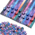 Origami Paper - 1080 Sheets Origami Star Paper Strips, 8 Different Designs of Beautiful Space Sky, Lucky Star Paper Strip Decoration Folding Paper...