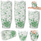 Gerrii 200 Pcs Green Flower Tulip Cupcake Liners Paper Baking Cups Cupcake Wrappers Tea Parties Mini Muffin Case Trays for Wedding Bridal Party Ba...