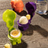 Hutzler Egg To-Go Snack Container with Spice Shaker, Orange...