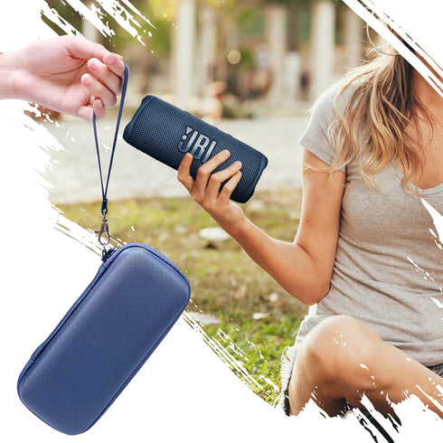 XANAD Hard Case for JBL FLIP 6 or FLIP 5 or FLIP 4 or FLIP Essential or Sono Roam 2/1 Waterproof Portable Bluetooth Speaker- Travel Carrying Stora...