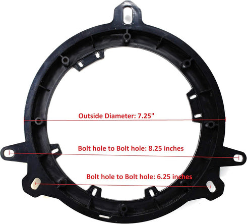 Aftermarket 6" to 6.75" Speaker Adapter Bracket (Pair) 82-8148 for Lexus Toyota Scion Comparable to Metra...