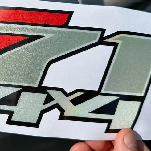 z71 4x4 Decals Reflective, for Silverado Z71 1500 2500 Gmc Sierra Suburban Stickers (2 Pack)...