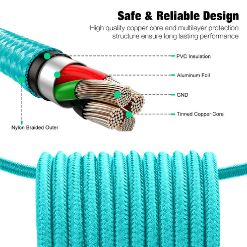 iPhone Charger 10FT 2.8M 3Pack iPhone Charger Fast Charging USB to Lightning Cable Nylon Braided Apple iPhone Charger Cord for iPhone 14 Plus 14 p...