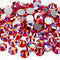 Yantuo Red AB Crystal Rhinestones SS16 1440 pcs, 4 mm Siam Glass Flat Back Rhinestone Strass for Nail Art,Tumbler Cup,Shoes,DIY Crafts,Bling Proje...