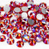 Yantuo Red AB Crystal Rhinestones SS16 1440 pcs, 4 mm Siam Glass Flat Back Rhinestone Strass for Nail Art,Tumbler Cup,Shoes,DIY Crafts,Bling Proje...