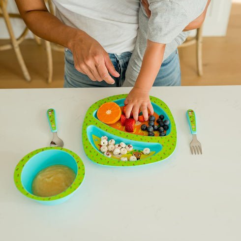 The First Years CoComelon Dinnerware Set - Toddler Plates and Toddler Utensils- 4 Count...