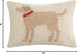 Peking Handicraft 30JES1457C12OB Light Brown Dog Wool and Cotton Pillow, 8 X 12 inch...