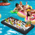 Ice Buffet Serving Tray Drink Cooler with Drain Plug,Inflatable Ice Serving Buffet Bar Inflatable Cooler for Parties Food 52 x 24 x 5'' (Black)...