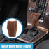 Car Shift Knob Cover Universal Vehicle Interior Shift Gear Cover Trim Accessories Decorative Faux Leather Brown...