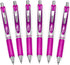 Pentel EnerGel XM BL77 - Retractable Liquid Gel Ink Pen - 0.7mm - 54% Recycled - Magenta - Pack of 6...