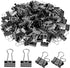 150pcs Binder Clips,0.75in Small Binder Clips Black Clips Office Supplies Black Paper Clips Paper Clamps Mini Clips for Office Home School Bussine...