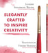 Princeton Velvetouch Paintbrush, Size 4, Scarlet...