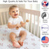 Sweet Jojo Designs Red and White Baby or Toddler Fitted Crib Sheet for Baseball Patch Sports Collection...