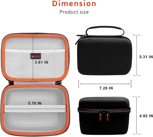 XANAD Hard Case for Infant Optics DXR-8 PRO or HelloBaby Monitor or VTech VM819-2 Video Baby Monitor...