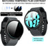 Suoman 4+4 Pack for Samsung Galaxy Watch 6 44mm Case,Privacy Screen Protector+HD Screen Protector+ All-Round PC Matte Protector Cover Set [Anti-Pe...