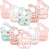 Hudson Baby Unisex Baby Waterproof Polyester Bibs, Sweetest Cupcake, Feeder...