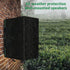 2 PCS Outdoor Speaker Cover, Wall Mounted Speaker Cover Weatherproof Waterproof UV Resistant and Dustproof 600D Oxford Cloth, Black(H 10" x W 6X D...