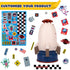 ArtCreativity Sprinkler Rocket Launcher for Kids - Outdoor Rocket Sprinkler with 31 NASA Themed Stickers - Kids Sprinklers for Outside Water Play ...