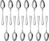 New Star Foodservice 58581 Steel Bead Pattern Serving Spoon, 7.8-Inch Set of 12...