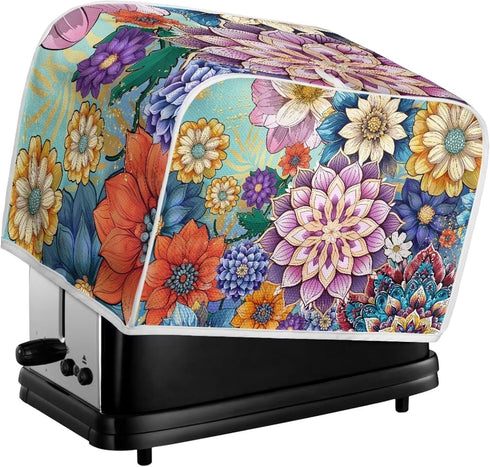Toaster Covers Bread Machine Cover Fits for Most Standard 2 Slice Toasters Kitchen Appliance Toaster Dust Cover Microwave Bread Maker Cover Mandal...