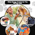IPX8 Waterproof AirTag Dog Collar Holder, Hidden Air Tag Case for Cat Collar, Anti-Lost Silicone Cover for AirTag GPS Tracker Compatible with Pets...