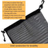 PALTERWEAR Mesh Drawstring Bag With Clip and Toggle Closure - For Water Sports, Hiking, Clamming - Multi-Use Set of 4 (Black, 10 x 15 inch)...