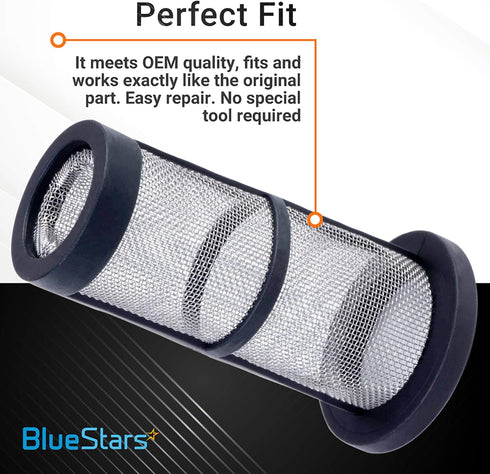 BlueStars 2 Packs Ultra Durable 48-222 in-line Filter Screen Replacement Part by Blue Stars - Exact Fit for Zodiac Pool Cleaners...