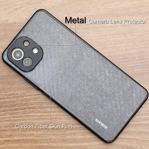 Ibywind Screen Protector For Xiaomi 11 Lite 5G NE/Mi 11 Lite 5G/4G,with 2Pcs Tempered Glass,1Pc Camera Lens Protector,1Pc Backing Carbon Fiber Fil...