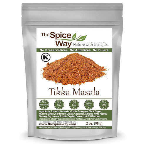 The Spice Way Tikka Masala Spice - An Indian Seasoning Mix for Meat. 20 premium ingredients including turmeric, coriander, cumin, fenugreek and mo...