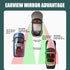 2 PCS Car Rearview Mirror Blind Spot Mirror, 3.7 x 1.4" Curved Rectangular Mirror to Expand Field of View, Angle Adjustable Reversing Parking Auxi...