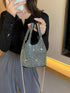 Evening Bag, Rhinestone Clutch Sequins Purse Designed for Parties, Wedding Celebrations, Prom Nights, and Clubs...