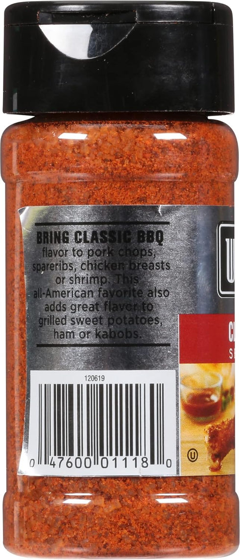 Weber Classic BBQ Seasoning, 3.25 Ounce Shaker...