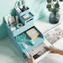 Plastic Desk Organizer Accessories, Stackable Accessory Tray, for Home or Office Use. (Blue - Accessory Tray)...