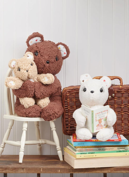 Simplicity Bears and Bunnies Plush Animals Sewing Pattern Packet, Design Code S9941, Sizes Vary, Multicolor...