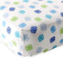 Luvable Friends Unisex Baby Fitted Crib Sheet, Blue Geometric, One Size...