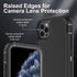 for iPhone 11 Pro Max Case, Military Grade 3 in 1 Heavy Duty Shockproof/Drop Proof/Dust Proof Case with 2Pcs Tempered Glass Screen Protector (Blac...