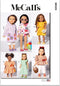 McCall's Doll Clothes Sewing Pattern Kit, Design Code M8309, One Size, Multicolor...