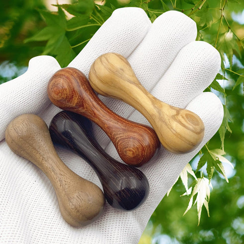 Knucklebone Wooden Bone Toys, Finger Skill Toys, Portable EDC Desktop Fidget Toys, Leisure Toys Suitable for Many Scenes (Red Sandalwood)...