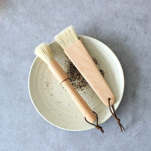 Angel’s Peel Lounge Basting Brush-Pastry Brush, Oil Brush for Cooking, Wooden Handle Bbq Sauce/Grill/Butter/Food/Egg/Oil/Marinades Spread Brush/ki...