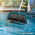 Poolvio Professional Swimming Pool Skimmer Net, Heavy Duty Pool Leaf Rake with Ultra Deep Fine Mesh Net Bag, Fast Cleaning Tool for Inground & abo...