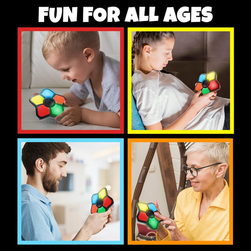 Gamie Electronic Memory Game with Lights and Sounds, Handheld Memory Game for Kids, Mind-Sharpening Brain Games for Kids and Adults, Educational L...