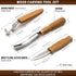 BeaverCraft Wood Carving Knives Kit Spoon Carving Tools S14 - Spoon Hook Knife Wood Carving Chisels Set Bowl Gouge - Whittling Knives Whittling Ki...